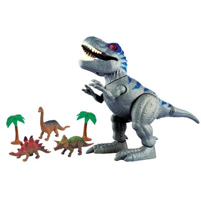 Pre-Historic Times: Dinosaur Playset W/ Walking T-REX - 3+ Image 1