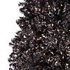 Pre-Lit Artificial Tinsel Halloween Tree - 9' - Black - Clear Lights Image 2