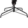 Pre-Lit Artificial Tinsel Halloween Tree - 9' - Black - Clear Lights Image 4