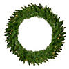 Pre-Lit Eastern Pine Artificial Christmas Wreath  36-Inch  Clear Lights Image 1
