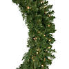 Pre-Lit Rockwood Pine Artificial Christmas Wreath  48-Inch  Clear Lights Image 2