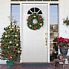 Pre-Lit Windsor Pine Artificial Christmas Wreath - 24-Inch  Clear Lights Image 1