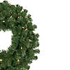Pre-Lit Windsor Pine Artificial Christmas Wreath - 24-Inch  Clear Lights Image 3