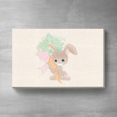 Precious Moments Bunny Canvas Wall Art 24X36 Image 1