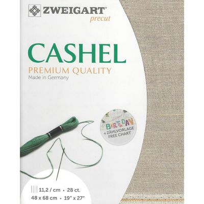 Precut Zweigart Cashel 28 count Raw Linen 3281/53 Image 1
