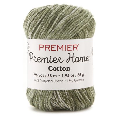 Premier Home Cotton Multi Yarn-Moss Green Splash Image 1