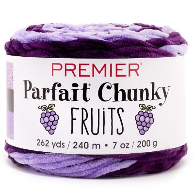Premier Parfait Chunky Fruits Yarn-Grape Image 1