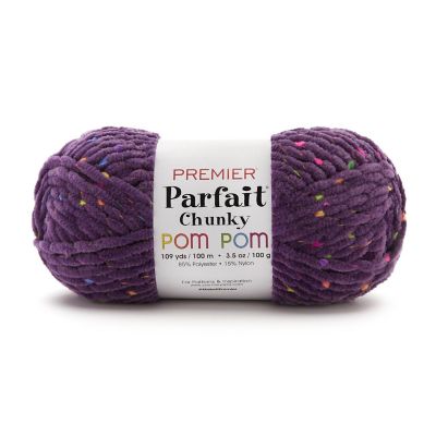 Premier Parfait Chunky Pom Pom Yarn-Ultraviolet Image 1