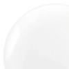 Premium 10.25" Solid White Organic Round Disposable Plastic Dinner Plates (120 Plates) Image 1