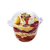 Premium 3.4 oz. Clear Disposable Plastic Mini Pots - 288 Pc. Image 1