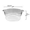 Premium 3.4 oz. Clear Disposable Plastic Mini Pots - 288 Pc. Image 3