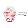 Premium 3.5 oz. Clear Square Disposable Plastic Mini Cups with Lids (288 Cups) Image 2