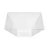 Premium 3 qt. Clear Square Plastic Serving Bowls (24 Bowls) Image 1