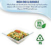 Premium 3 qt. Clear Square Plastic Serving Bowls (24 Bowls) Image 4