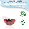 Premium 4 oz. Clear Big Disposable Plastic Concave Cups (288 Cups) Image 2