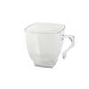Premium 8 oz. Clear Square Plastic Coffee Mugs (192 Mugs) Image 1