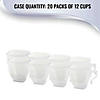 Premium 8 oz. Clear Square Plastic Coffee Mugs (192 Mugs) Image 4