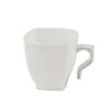 Premium 8 oz. White Square Plastic Coffee Mugs - 192 Ct. Image 1