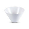 Premium 96 oz. White Round Deep Plastic Serving Bowls (24 Bowls) Image 1