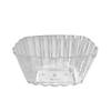 Premium Clear Fluted Rectangular Disposable Plastic Pudding Cups (288 Cups) Image 1