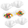 Premium Clear Round 2-Hole Mini Plastic Bowls (288 Bowls) Image 3