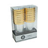 Premium Gold-Trim Plastic Tumblers - 16 Ct. Image 1