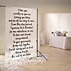 Premium White Wedding Script Backdrop Banner Image 1