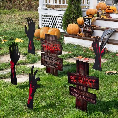 Presence - Bloody Hands Halloween Yard Signs Image 3