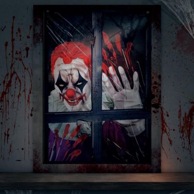 Presence - Halloween Killer Clown Curtain Image 1