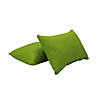 Presidio 12" x 20" Lumbar Indoor/Outdoor Pillow with Piping, 2-Pack - Lime Green Image 1