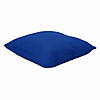 Presidio 15" x 15" Square Indoor/Outdoor Pillow with Piping, 2-Pack - Brilliant Blue Image 3