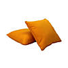 Presidio 15" x 15" Square Indoor/Outdoor Pillow with Piping, 2-Pack - Marigold Image 1
