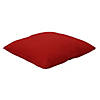 Presidio 15" x 15" Square Indoor/Outdoor Pillow with Piping, 2-Pack - Red Image 3