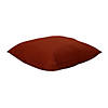 Presidio 15" x 15" Square Indoor/Outdoor Pillow with Piping, 2-Pack - Rust Red Image 3