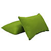Presidio 16" x 24" Lumbar Indoor/Outdoor Pillow with Piping, 2-Pack - Lime Green Image 1