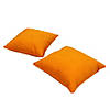 Presidio 24" x 24" Square Indoor/Outdoor Pillow with Piping, 2-Pack - Marigold Image 1