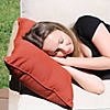 Presidio 24" x 24" Square Indoor/Outdoor Pillow with Piping, 2-Pack - Red Image 2