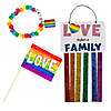 Pride Rainbow Activity &amp; Craft Assortment Kit - Makes 36 Image 1