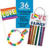 Pride Rainbow Activity &amp; Craft Assortment Kit - Makes 36 Image 2