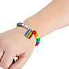 Pride Rainbow Pony Bead Bracelet Craft Kit - Makes 12 Image 2