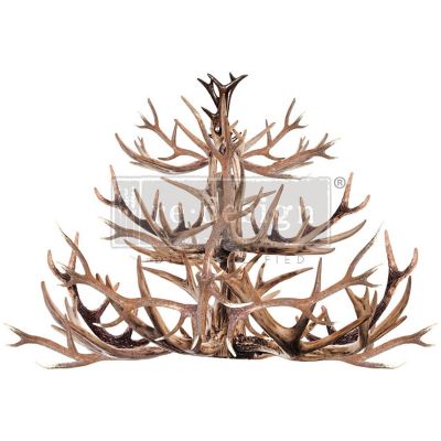 Prima Re-Design Decor Transfers-Antler Chandelier Image 1