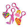Princess Backpack Clip Keychains - 12 Pc. Image 1