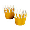 Princess Crown-Shaped Disposable Paper Snack Cups - 12 Pc. Image 1
