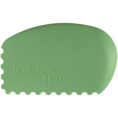 Princeton Catalyst Silicone Wedge Tool-Green W-03 Image 1