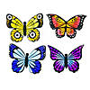 Printed Acetate Butterflies Coloring Sheets - 24 Pc. Image 1