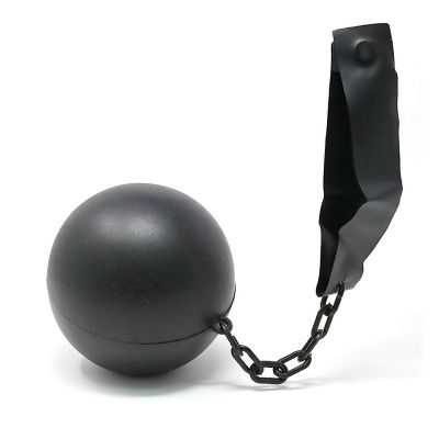 Prisoner Ball and Chain - Prisoner Costume Accessories Prop - 1 Piece Image 1