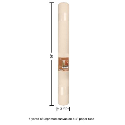 Pro Art Canvas 7oz Medium Unprimed 36"x6yd Roll Image 3