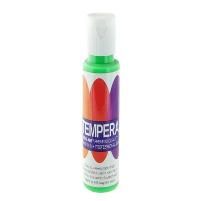 Pro Art Liquid Tempera Paint 2oz Fluor Green Image 1
