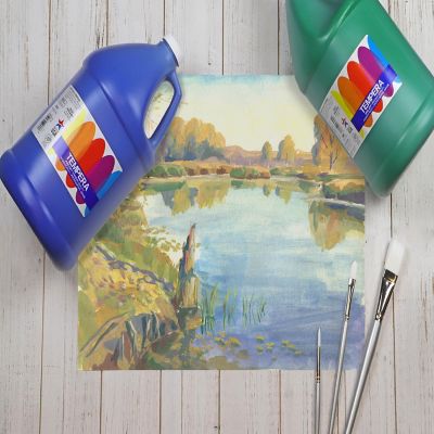 Pro Art Liquid Tempera Paint Gallon Turquoise Image 1