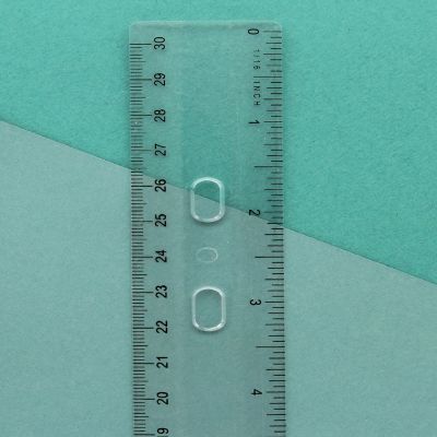 Pro Art Ruler 12" Plastic Clear Image 2